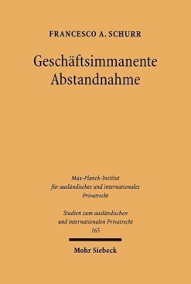 Geschftsimmanente Abstandnahme 1