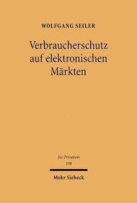 bokomslag Verbraucherschutz auf elektronischen Märkten
