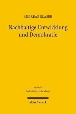 bokomslag Nachhaltige Entwicklung und Demokratie