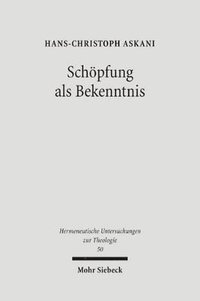 bokomslag Schpfung als Bekenntnis