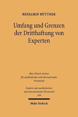 bokomslag Umfang und Grenzen der Dritthaftung von Experten