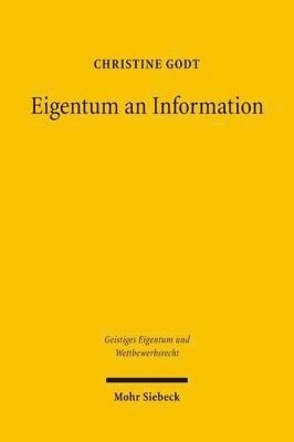 Christine Godt - Eigentum an Information, Inbunden