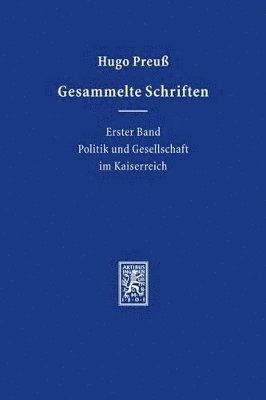 Gesammelte Schriften 1