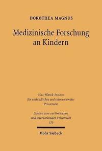 bokomslag Medizinische Forschung an Kindern