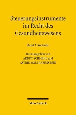 Arndt Schmehl, Astrid Wallrabenstein - Steuerungsinstrumente im Recht des Gesundheitswesens, Häftad