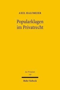 bokomslag Popularklagen im Privatrecht