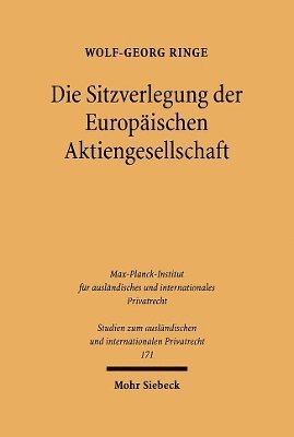 bokomslag Die Sitzverlegung der Europischen Aktiengesellschaft