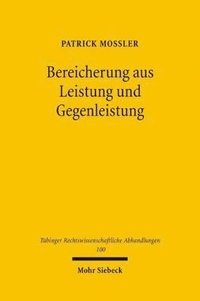 bokomslag Bereicherung aus Leistung und Gegenleistung