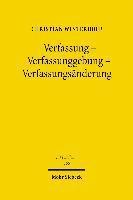 Christian Winterhoff - Verfassung - Verfassunggebung - Verfassungsänderung, Inbunden