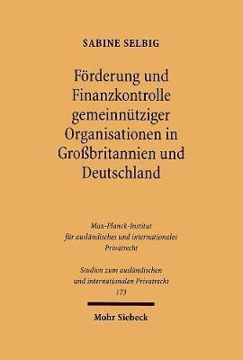 Frderung und Finanzkontrolle gemeinntziger Organisationen in Grobritannien und Deutschland 1
