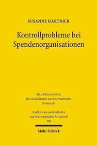 bokomslag Kontrollprobleme bei Spendenorganisationen