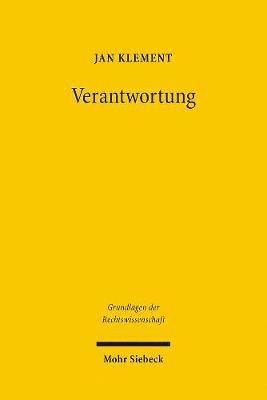Jan Henrik Klement - Verantwortung, Häftad
