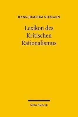 Hans-Joachim Niemann - Lexikon des Kritischen Rationalismus, Häftad