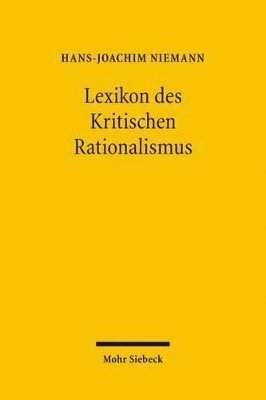 bokomslag Lexikon des Kritischen Rationalismus