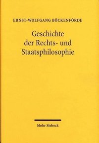 bokomslag Geschichte der Rechts- und Staatsphilosophie