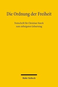 bokomslag Die Ordnung der Freiheit