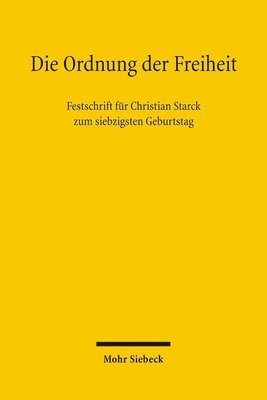 bokomslag Die Ordnung der Freiheit