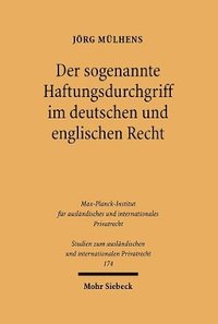 bokomslag Der sogenannte Haftungsdurchgriff im deutschen und englischen Recht