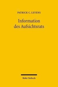 bokomslag Information des Aufsichtsrats