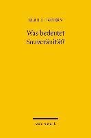 bokomslag Was bedeutet Souvernitt?
