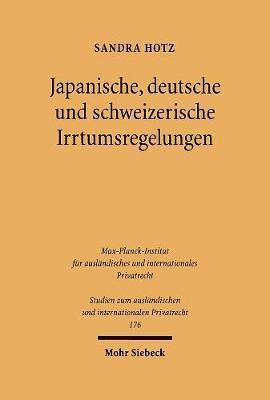 Japanische, deutsche und schweizerische Irrtumsregelungen 1