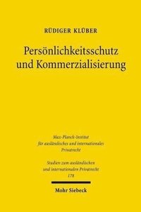 bokomslag Persnlichkeitsschutz und Kommerzialisierung