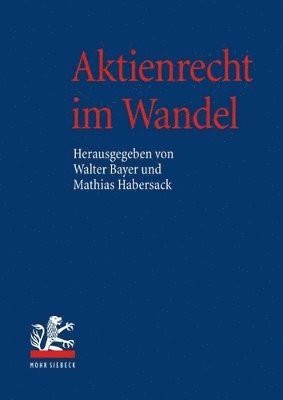 Aktienrecht im Wandel