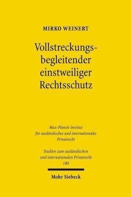 bokomslag Vollstreckungsbegleitender einstweiliger Rechtsschutz