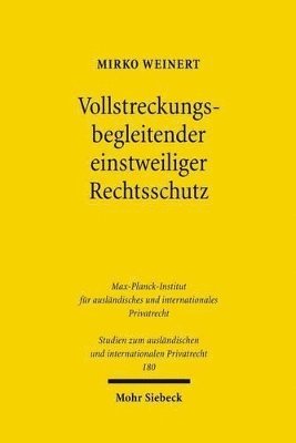 bokomslag Vollstreckungsbegleitender einstweiliger Rechtsschutz