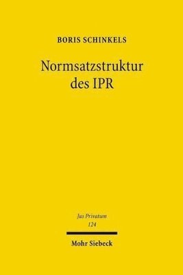 Normsatzstruktur des IPR 1