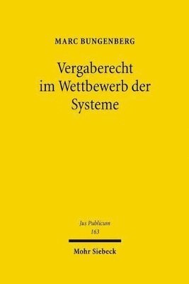 bokomslag Vergaberecht im Wettbewerb der Systeme