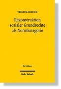 bokomslag Rekonstruktion Sozialer Grundrechte ALS Normkategorie