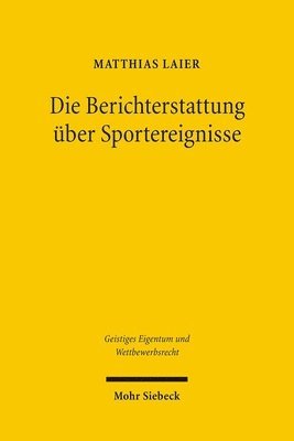 bokomslag Die Berichterstattung ber Sportereignisse