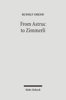 Rudolf Smend - From Astruc to Zimmerli, Häftad