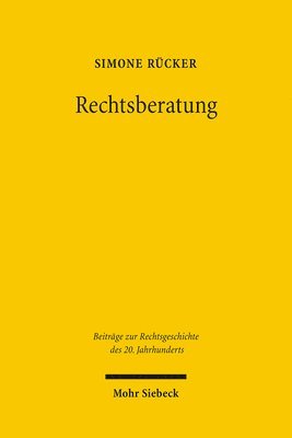 bokomslag Rechtsberatung