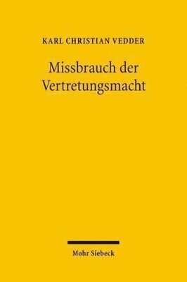 bokomslag Missbrauch der Vertretungsmacht