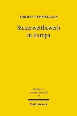 bokomslag Steuerwettbewerb in Europa