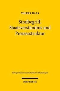 bokomslag Strafbegriff, Staatsverstndnis und Prozessstruktur