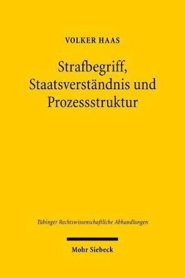 bokomslag Strafbegriff, Staatsverstndnis und Prozessstruktur