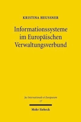 bokomslag Informationssysteme im Europischen Verwaltungsverbund