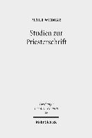 bokomslag Studien zur Priesterschrift