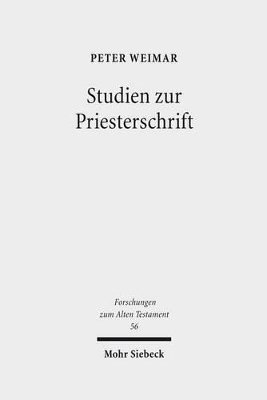 bokomslag Studien zur Priesterschrift