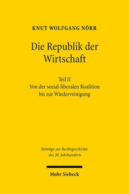 bokomslag Die Republik der Wirtschaft