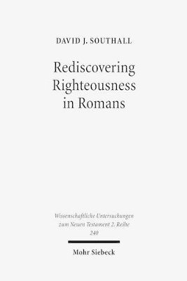 bokomslag Rediscovering Righteousness in Romans