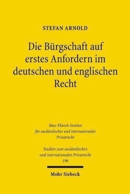 bokomslag Die Brgschaft auf erstes Anfordern im deutschen und englischen Recht