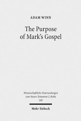bokomslag Purpose of Mark's Gospel