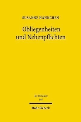 bokomslag Obliegenheiten und Nebenpflichten