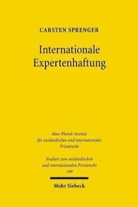 bokomslag Internationale Expertenhaftung