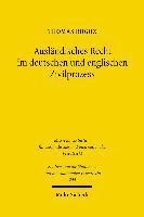 Auslndisches Recht im deutschen und englischen Zivilprozess 1