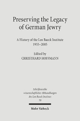 Preserving the Legacy of German Jewry 1
